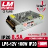 Блок живлення LPS-IP20 12V/100W/ 8,5A Premium гарантія 2 роки (код товару 2106)